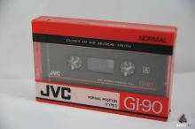 Аудио кассета JVC GI-90 запечатана винтаж