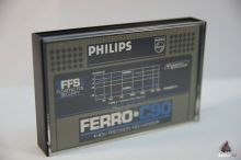 Аудио кассета Philips FERRO-C90 распечатана Бельгия